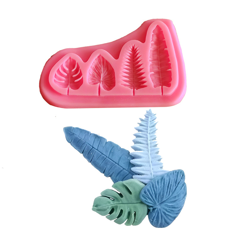 Soap Making Guide - Moldes de silicona de hojas de