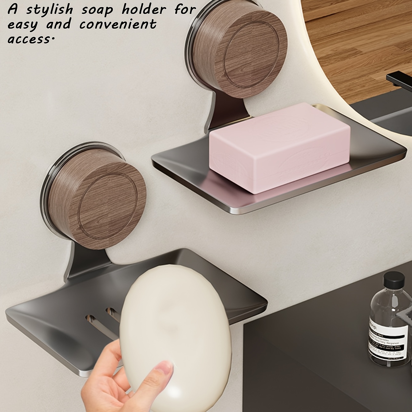 Soap Making Box - Estante de almacenamiento con ventosa no