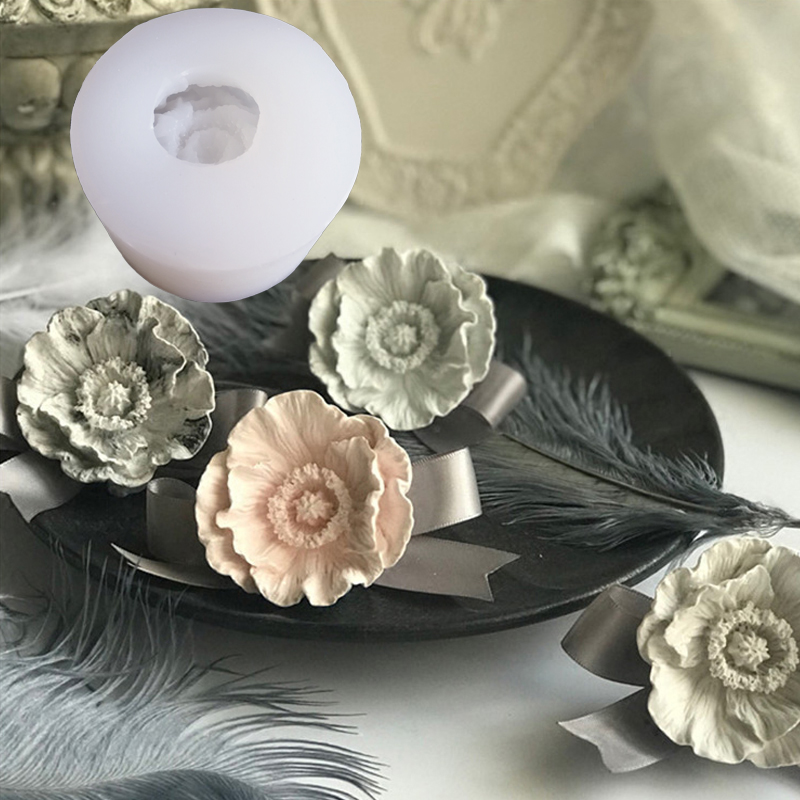 Soap Making Recipes - Moldes para velas de amapola, molde