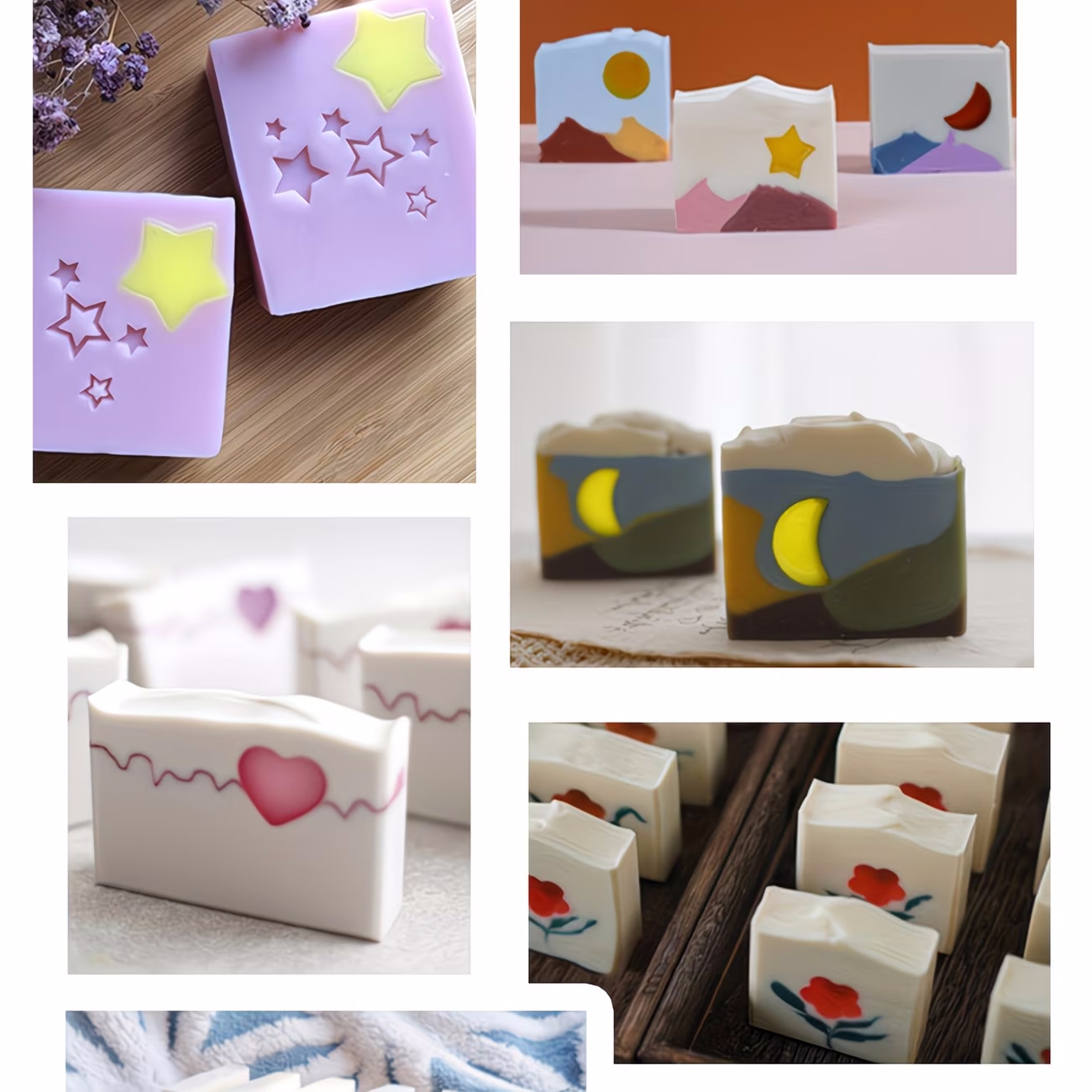 Soap Making Youtube - Molde de silicona con formas de