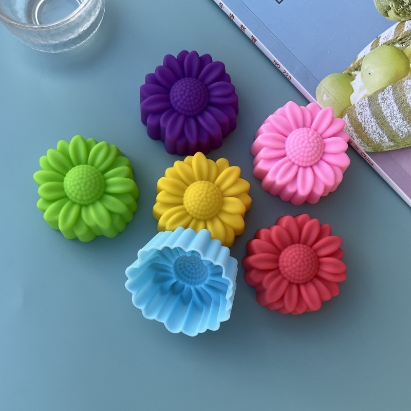 Soap Making Supplies - Juego de 6 moldes de silicona