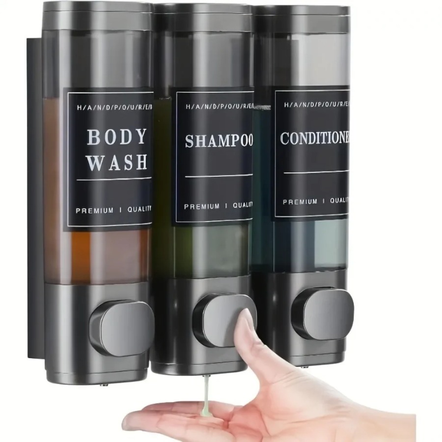 Soap Making Diy Kit - Dispensador Triple de Pared para Champú,