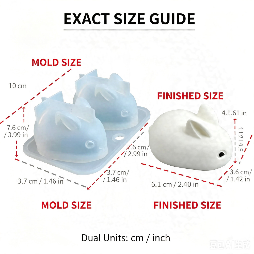 Molde de Silicona 3D de Conejo - Soap Making Formula reseña y precio
