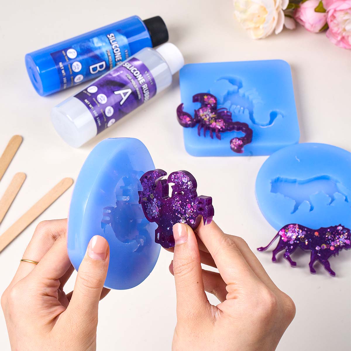 Kit de Molde de Silicona de 11 - Soap Making Diy reseña y precio