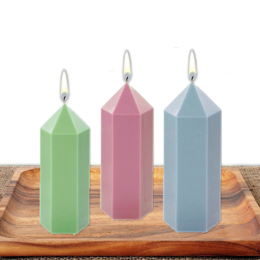 Moldes de vela de columna Hexa - Soap Making Lab reseña y precio