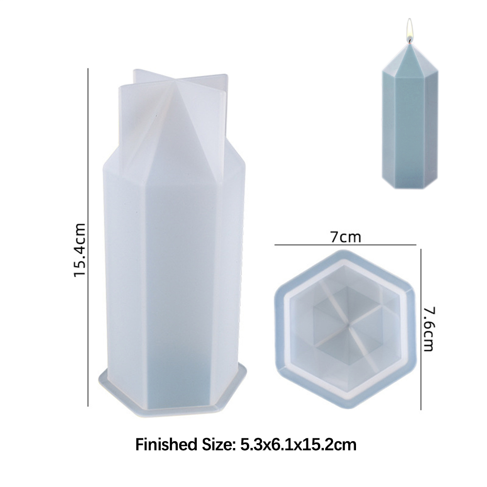 Moldes de vela de columna Hexa - Soap Making Lab reseña y precio