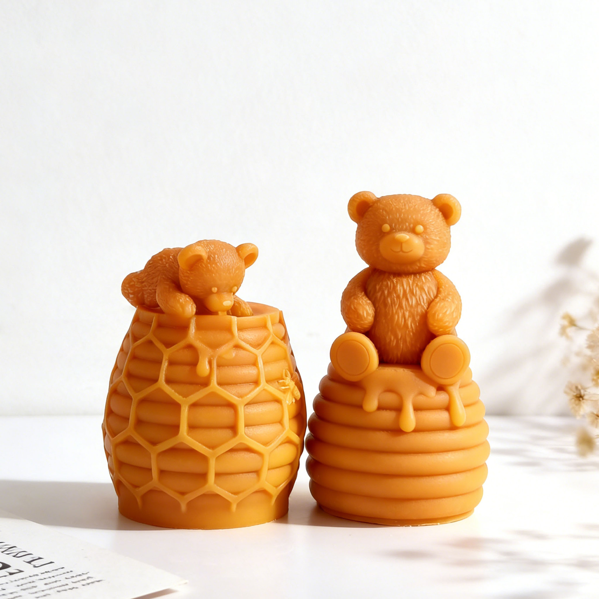 DIY Honeypot oso Aroma vela mo - Soap Making Recipes reseña y precio