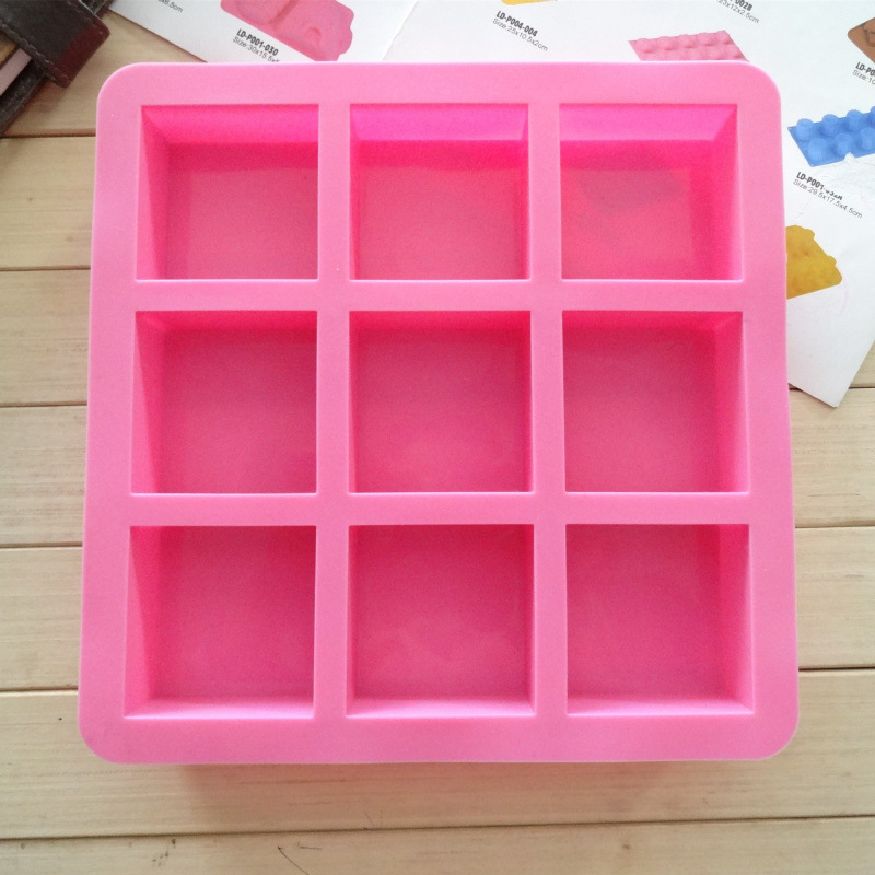 Moldes cuadrados de silicona p - Soap Making Diy reseña y precio