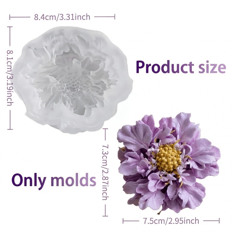 1 molde de silicona para flore - Soap Making Guide reseña y precio