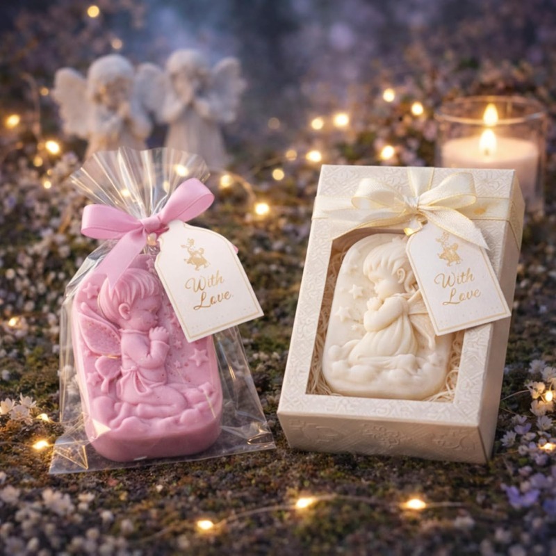 Molde de silicona de ángel par - Soap Making Recipes reseña y precio